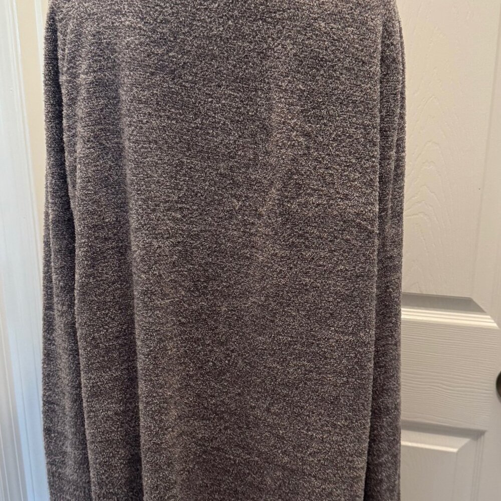Barefoot Dreams Cozychic Lite L/XL Women's Cardigan, Gray - Picture 3 of 5